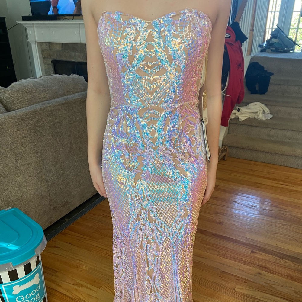 Colorful prom dress